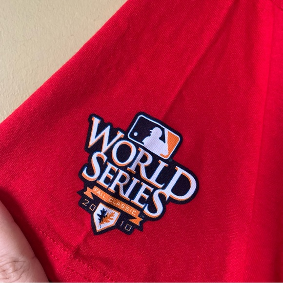 MLB Texas Rangers Vladimir Guerrero 2010 World Series T-Shirt - Picture 3 of 4